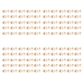 100 Sets Mushroom Rivets Stud 22mm DIY Iron Cone Spikes and Studs Mushroom Tip Head Rivet Stud for Repairing Bags Shoes Gold