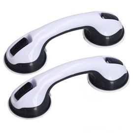 FASJ Grab Rails for Bathroom, 2 Pack Suction Balance Assistant Bathroom Shower Handle Shower Safety Rods for Elderly, Bathtub Handles with Strong Suction Cup for Bathroom Walls