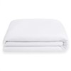 Sleepgram Cotton Cover Breathable Sweat Proof Polyester Lined Mattress Protector