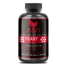 B Yeast Ultra | Complejo B Con Selenio | B1 B2 B3 B5 B6 B12