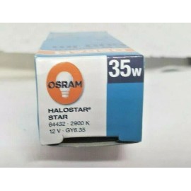 OSRAM 5PK Osram 64432 35W 600lm 12V 2900K Gy6.35 T4 Clear Halostar Specialty Bulb