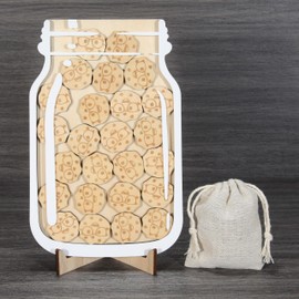 TINGKU 25 Tokens Smart Cookies Magnetic Reward Behavior Jar for Kids, Classroom Reward System, Magnetic Reward Chore Jar for Children, Magnetic Incentive Jar for Toddler Boys/Girls at Home