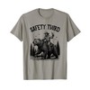 Safety Third, Guys Grizzly Bear, Cowboy Riding Bear Costume T-Shirt