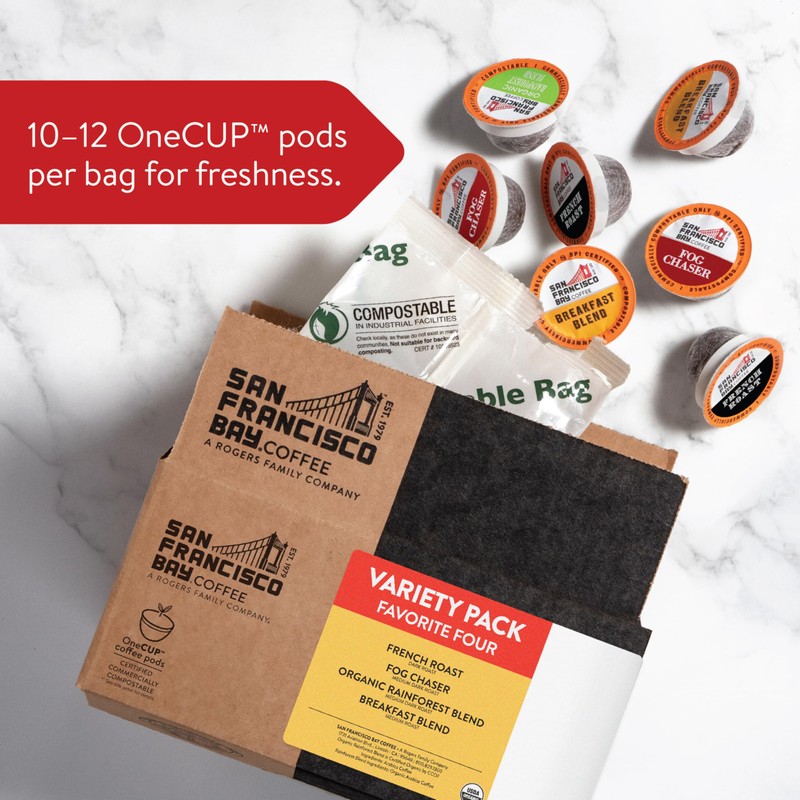 San Francisco Bay Compostable Coffee Pods - Original Variety Pack