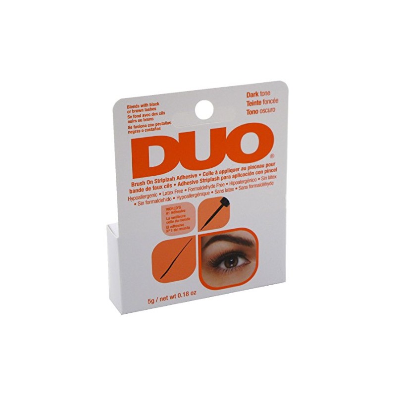 Duo Brush-On Striplash Adhesive Dark Tone 0.18 Ounce (5.3ml) (2