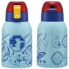 Skater KSTCH4-A Water Bottle, 13.5 fl oz (400 ml), Stainless