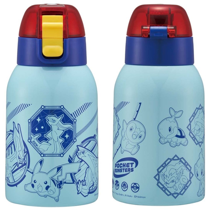 Skater KSTCH4-A Water Bottle, 13.5 fl oz (400 ml), Stainless