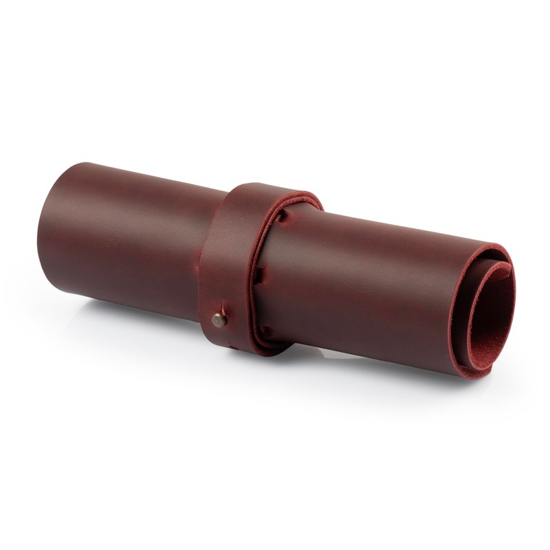 Londo Genuine Leather Pen and Pencil Roll Case (Red), OTTO395