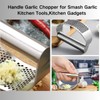 2PCS Stainless Steel Garlic Presser, 2024 New Sainless Steel Manual
