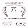 UKNOW Safety Goggles Over Glasses, Anti Fog Safety Glasses with