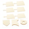 ABOOFAN 6Pcs Miniature Wooden Cutting Boards for DIY Crafts for