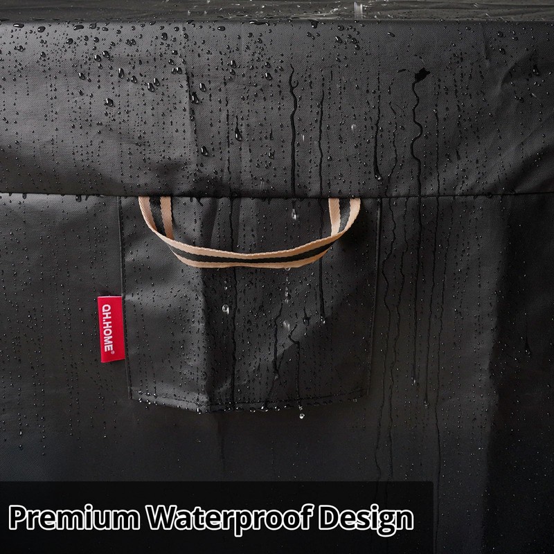 QH.HOME [2026 Upgraded 900D Fabric] Fire Pit Cover for Fire