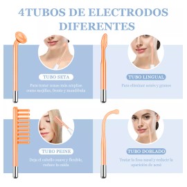 Monstyle Alta Frecuencia Facial, Radiofrecuencia Facial Para Estiramiento De La Piel, Portable Handheld Aparato De Radiofrecuencia Facial, Maquinas Faciales Ajustable  Alta Frecuencia Para Quitar Arrugas