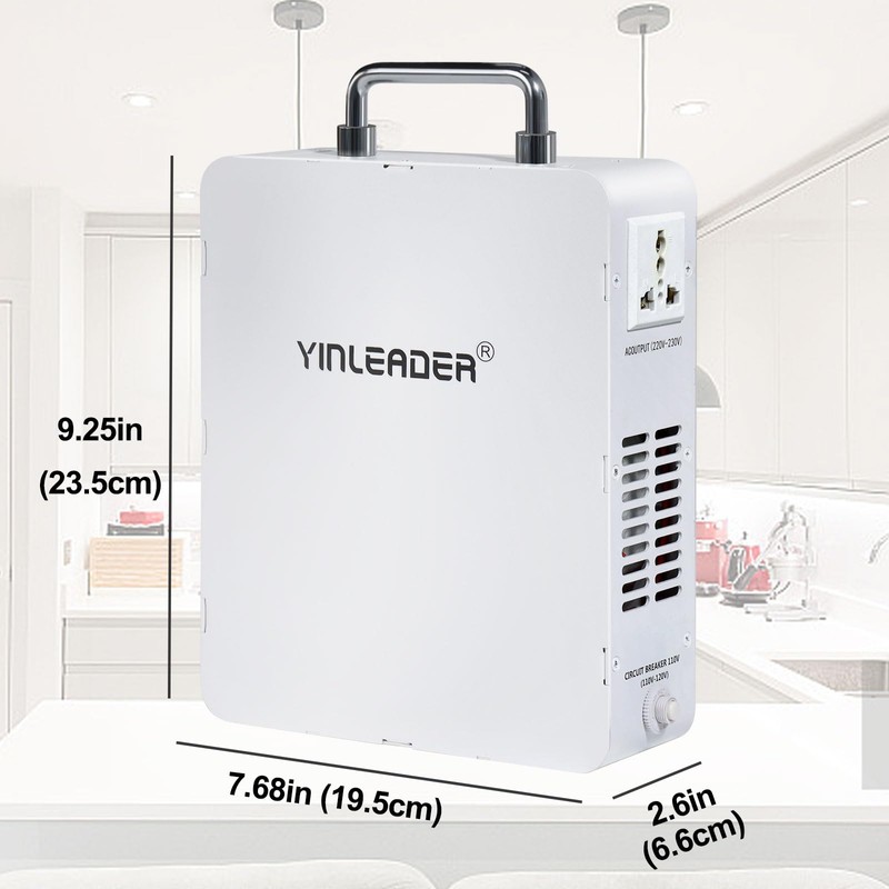 Yinleader Step Up Transformer 110v to 220v 2000w Voltage Converter