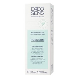 DADO SENS Purderm Intensive Gel 50 ml – for Intensive Care of Impure Skin of All Ages – Also Accompanying Therapy for Acne and Late Acne