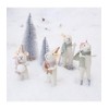 Sass & Belle Skiing Mouse Felt Decoration