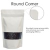 Rightpak Window Stand Up Pouches 100 Pieces 13cm x 21cm,