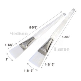 Facial Mask Brush - APPEARUS Taklon Face Mask Skin Care Applicator - 1 Pc (Medium/SB003W)