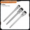 HARFINGTON 3pcs Nut Driver Drill Bit 10-14mm Metric Impact Socket