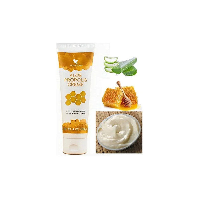 Crema Aloe Propolis Forever Alergia Acné Mancha Tratamiento Tipo Empaque