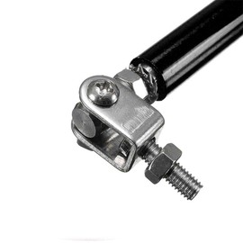 Riloer 2 Pack Universal Adjustable Front/Rear Bumper Support Rod Telescopic Rod 150mm - Red