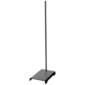 United Scientific™ Lab Stand - Chemistry Lab Equipment - Base: 6" x 4", Assembled Rod: 18" L x 8mm Dia - Heavy Duty Corrosion Resistant Steel, Support Stand