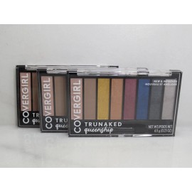COVERGIRL TRUNAKED 850  QUEENSHIP EYESHASDOW PALETTE 0.23 OZ - LOT OF 3