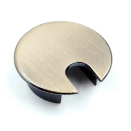 Jetland Desk Grommet for Wire Organizer - Bronze, Fits 1.4" Hole, GBZ35, 2-Pack