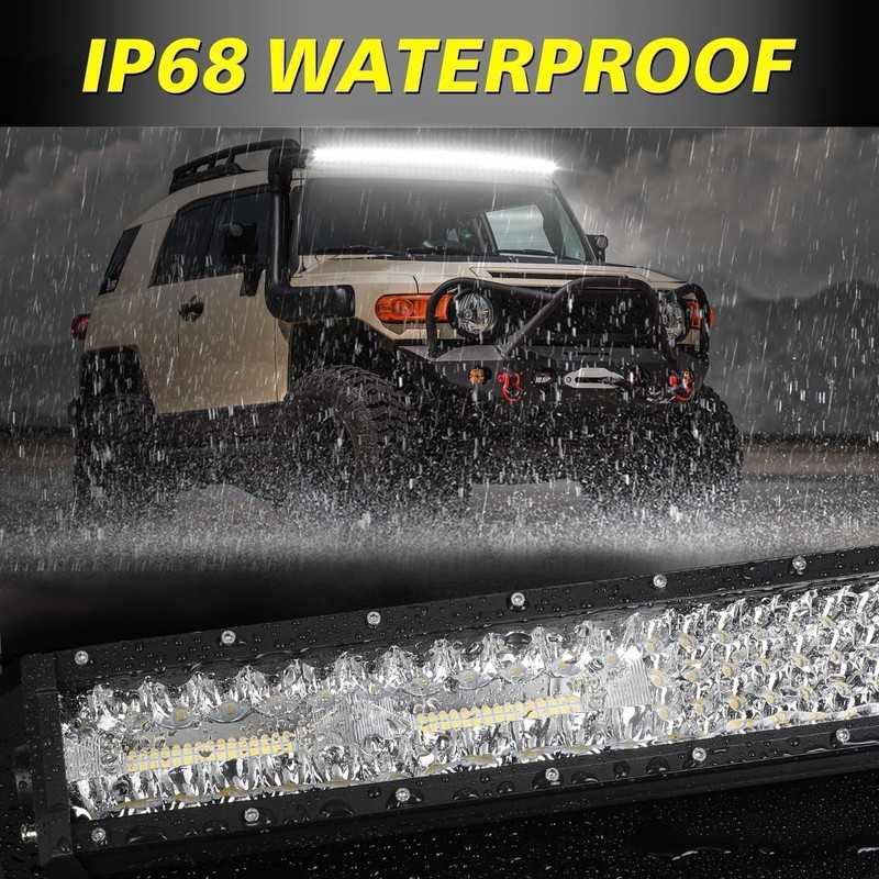 54 Inch Curved LED Light Bar, AKD Part 396W Quad