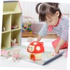 Kisangel Mushroom Shaped Piggy Bank Decorative Saving Pot for Plastic