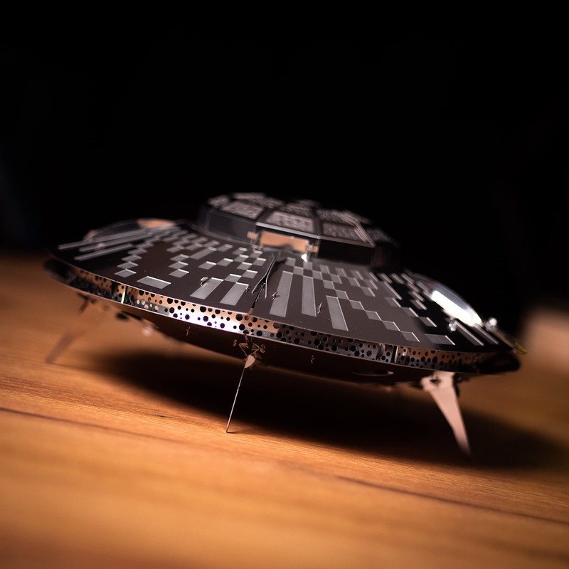 METAL-TIME UFO Model, Unidentified Flying Object Metal DIY Model Kit,