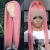 Savanna Hair Wig Glueless Pink Lace Frontal Wigs for Women