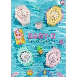 Casio Baby Watch, flamingo pink, playful