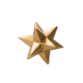 DreamsEden Golden Star Sculpture, Resin Decorative Ornaments Modern Home Decor Accent