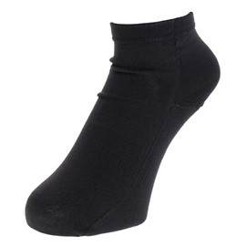 Inner Fact Round Short Socks Trail Socks Black M 9.8 - 10.6 inches (25 - 27 cm), Black