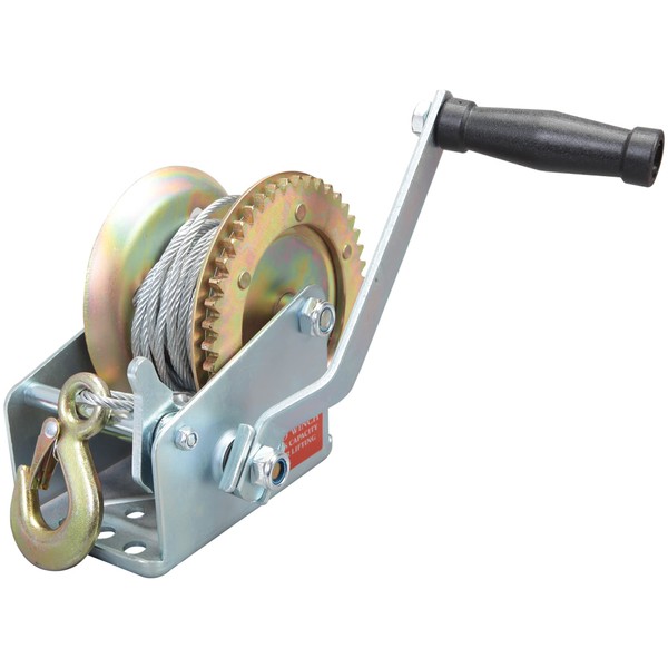 Torin ATRT1061CB 600lbs Capacity Boat Trailer Hand Winch with 26.3FT