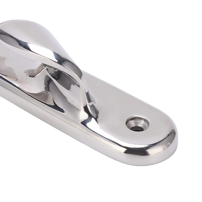 10in Bow Cleat 316 Stainless Steel Polished Mirror Finish Anchoring