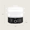 BELLA Two Tier Food Steamer with Stackable Baskets & Removable