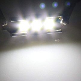cciyu 6 Pack DE3175 LED Bulb,DE3022 DE30213030SMD Festoon LED Bulb For Interior Map Dome Light Courtesy Light Trunk Light,white