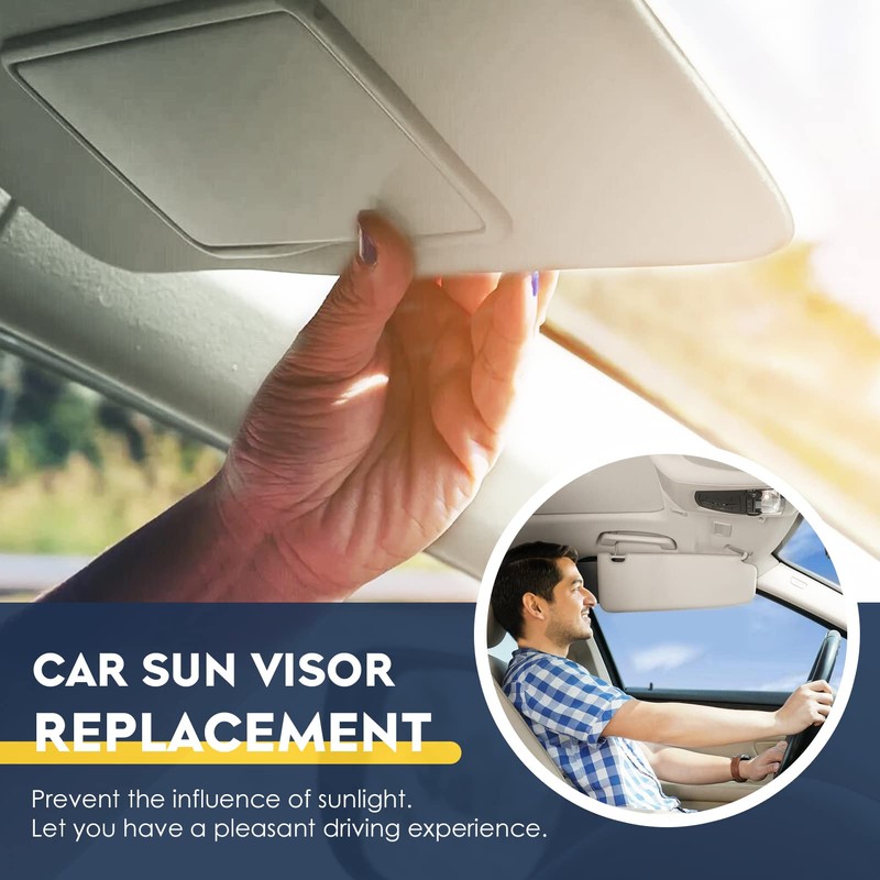 Driver & Passenger Sun Visor Fit for Nissan Pathfinder 2013-2018,