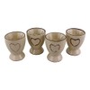 Set of 4 Heart Range Ceramic Egg Cups