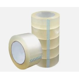 DUNBE 6 Rolls Shipping Packaging Box Packing Sealing Tape 2 mil 2" x 110 Yard 330FT