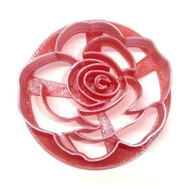 ROSE FLOWER DESIGN PATTERN CONCHA CUTTER MEXICAN SWEET BREAD STAMP MADE IN USA PR4518