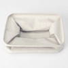 MUJI 38369752 Polyester Cotton Linen Blend, Softbox, Rectangle, Small, Approx.
