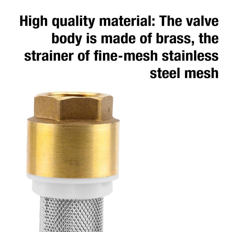 Gardena 07221-20 33.3 mm G 1-Thread Brass-Foot Valve - Silver/Gold
