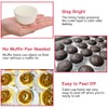 Goalfly Heavy Duty Standard White Cupcake Liners, 200 Pcs Muffin