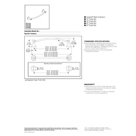 DELTA FAUCET 79724-PN Cassidy Wall Mounted 24 in. Towel Bar in Polished Nickel