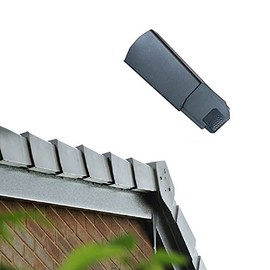 Klober Dry Verge Grey Left Hand Units - Plastic Roof Line End Cap for Gable/Apex