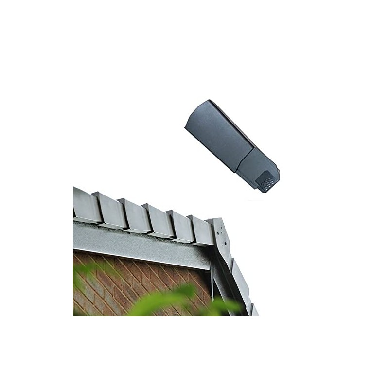 Klober Dry Verge Grey Left Hand Units - Plastic Roof