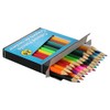 Jot 24 Piece Mini Colored Pencils Arts Craft School Supplies